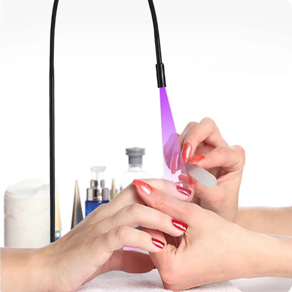 LED UV Glue Curing Light USB UV Ultraviolet Light  Beauty Eyelash manicure False Eyelashes Grafting Foot Step Switch Floor Lamp