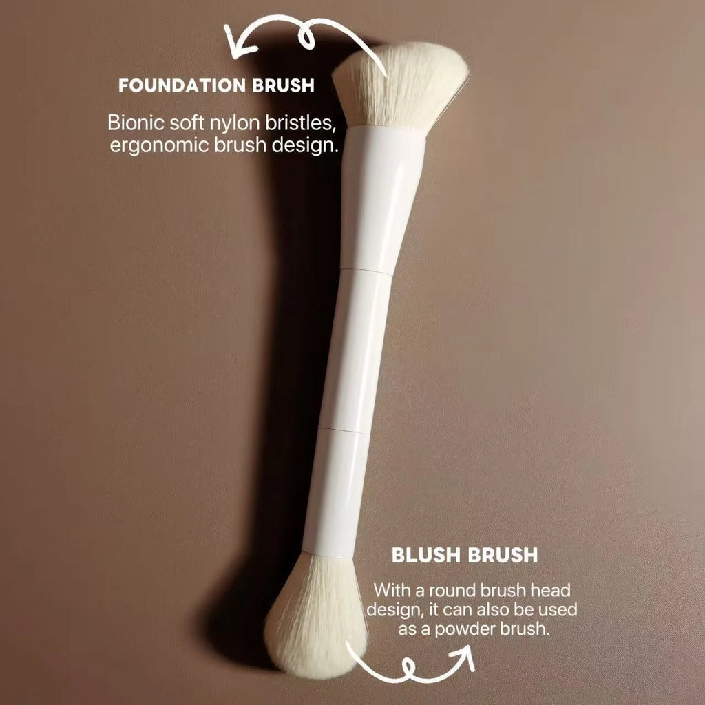 New Dual-Ended Foundation Brush Double-Ended Powder Blush Concealer Brush Contour Brush Blush Brush Makeup Brush Professional
