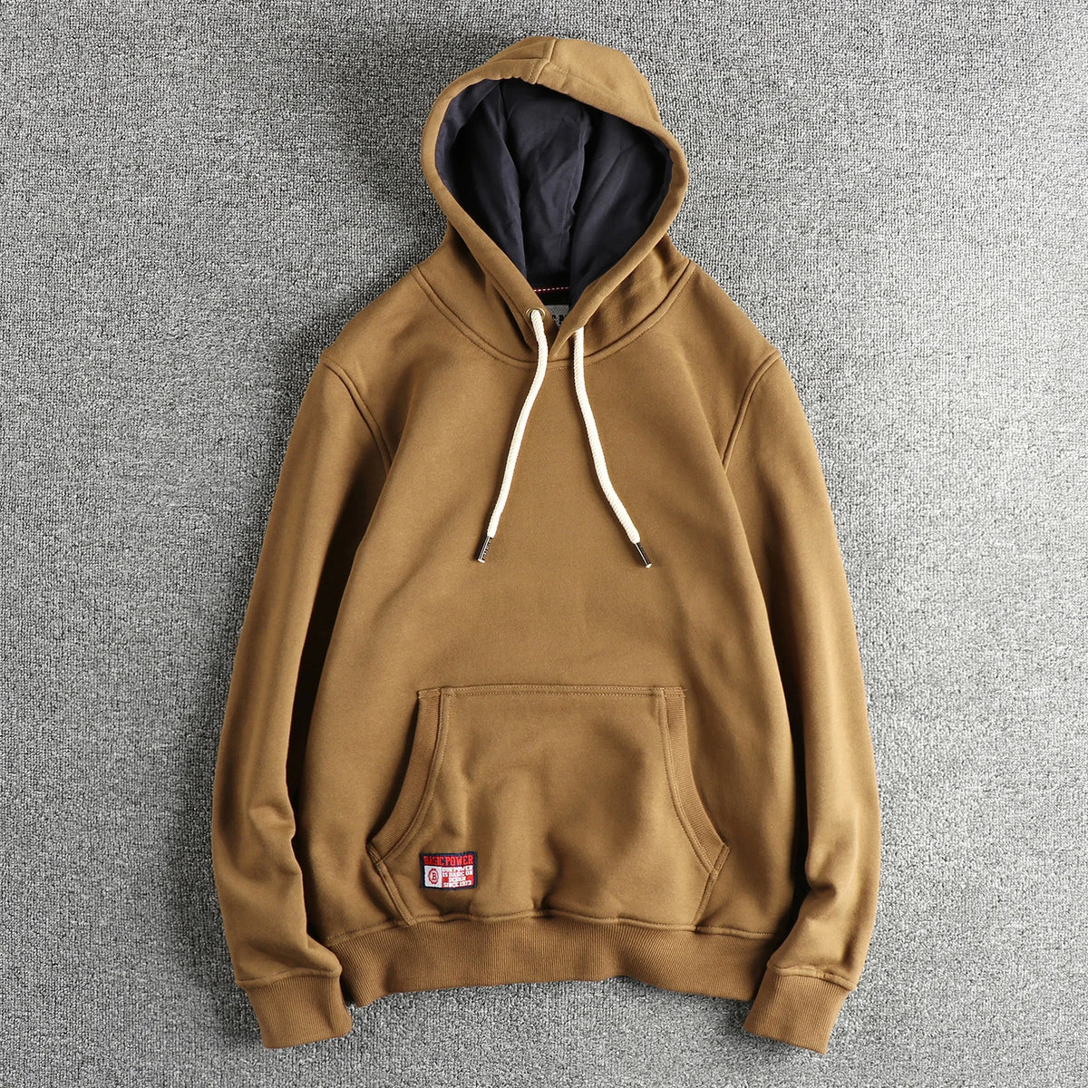 2024 Autumn And Winter New Basic Sweatshirts Men's Soild Color Hoodies High Quality Pullover Fashion Washed Casual Sportwear