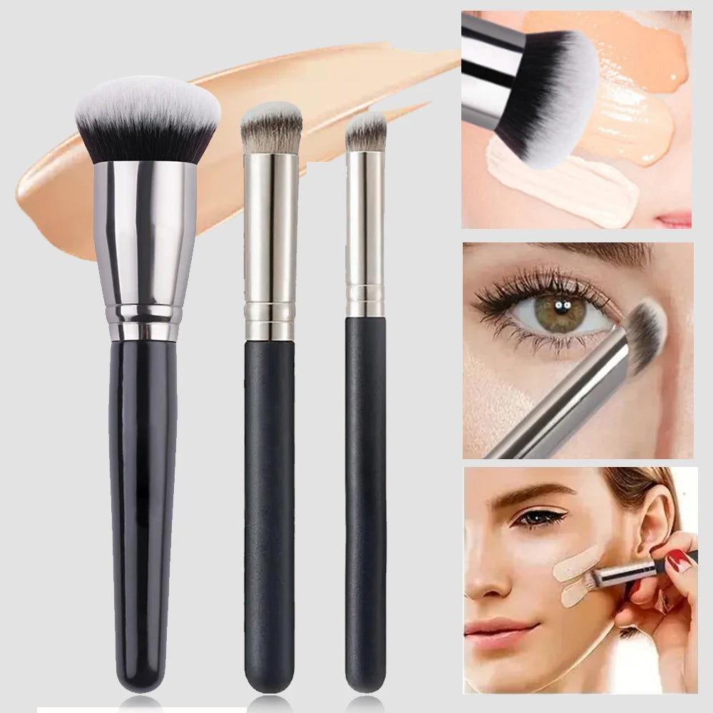 Makeup Brush-Foundation Concealer Brush Premium Contour Blusher Brushes Flawless Under Eye Dense Face Makeup Brush for Blending