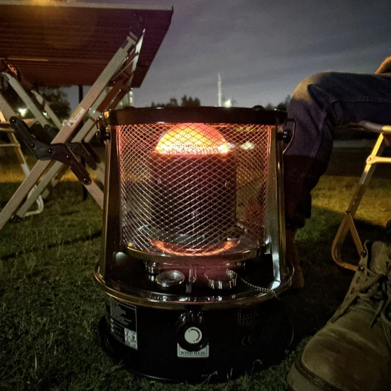 High-efficiency Liquid Fuel Heater, Stainless Steel Indoor Warmer, Non-electric Heating Stove, Portable for Outdoor Camping