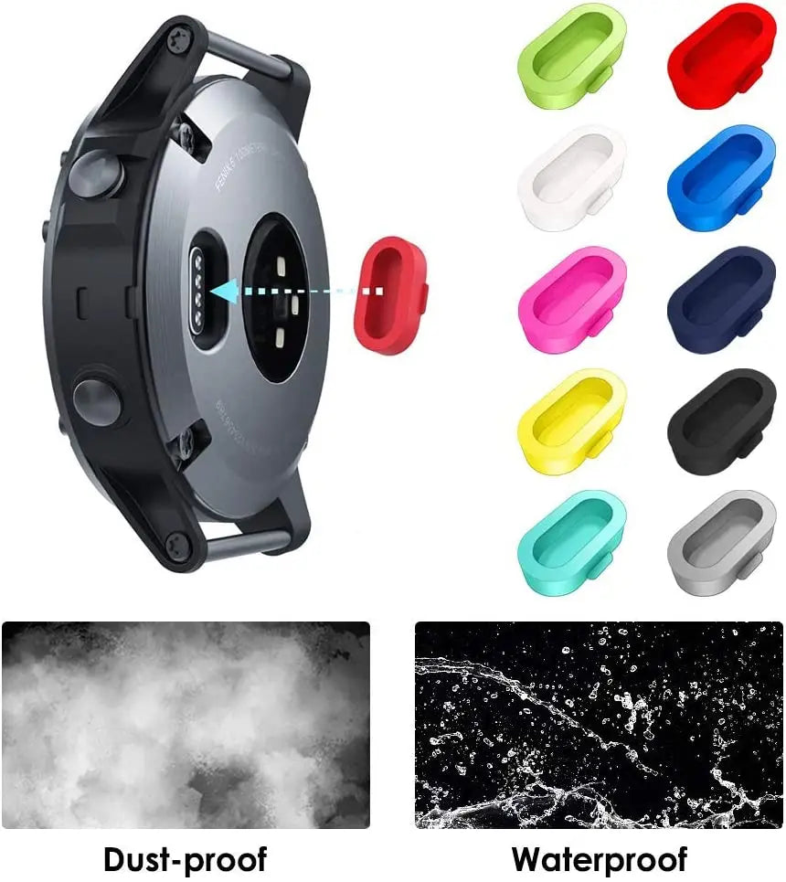 USB Charging Cable For Garmin Watch Fenix 7 7S 7X 6 6S 6X 5 5S 5X Vivoactive 3 4 Venu 2 2S 3 Forerunner 945 With Dustproof Plug