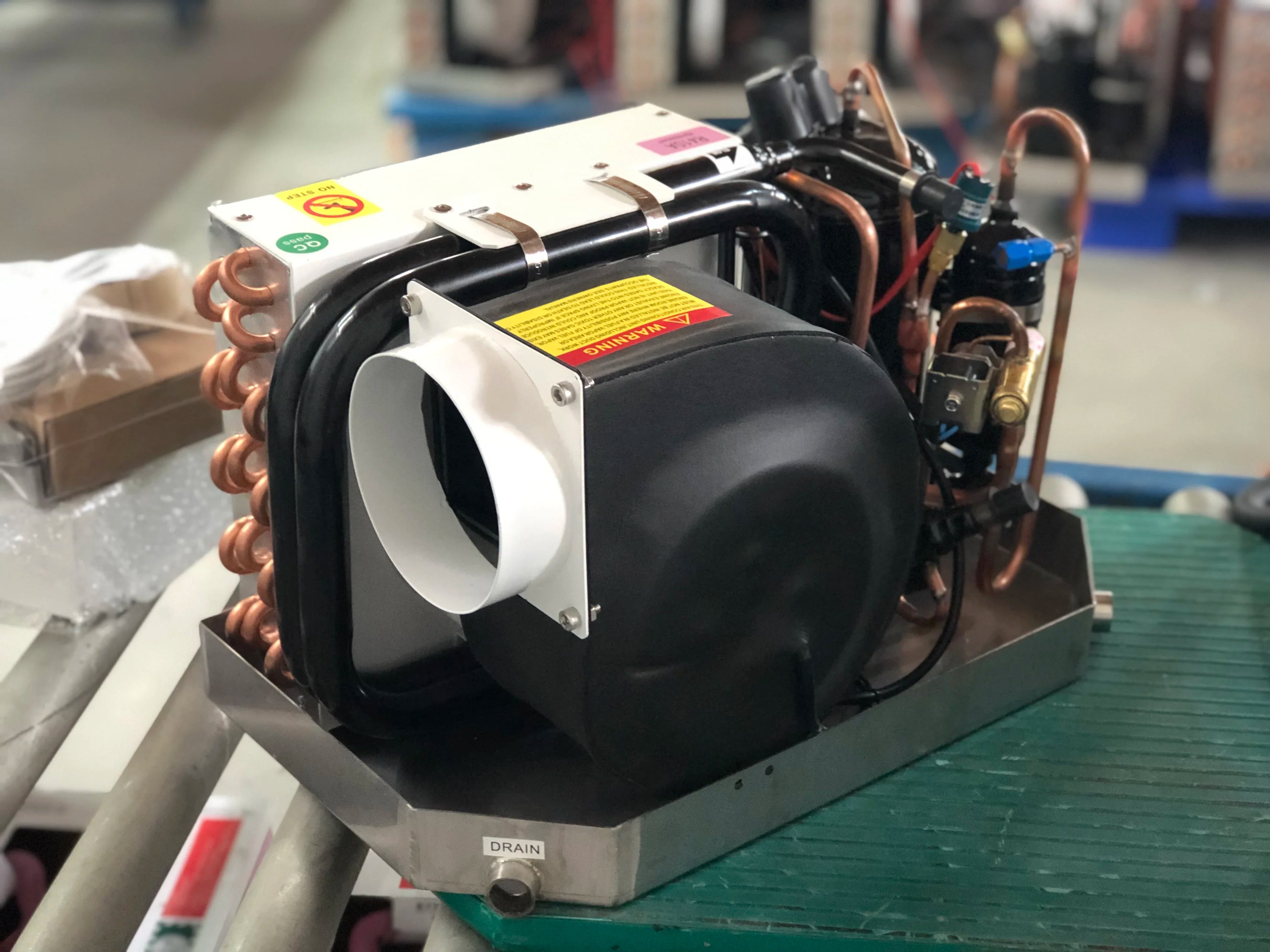 HOPEWELL Compact Design Sea Water Cooled Self Contained Marine Boat Air Conditioner 12000 Btu Vessel Yacht AC Units