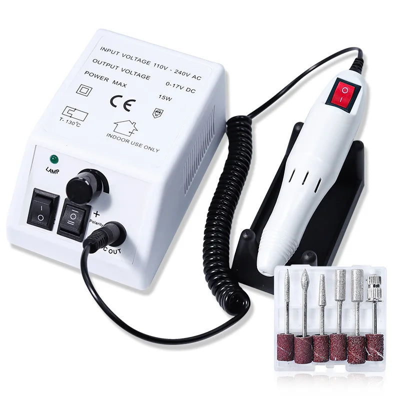 35000/20000 RPM Electric Nail Drill Machine Mill Cutter Sets for Manicure Nail Tips Manicure Electric Nails Pedicure File Tools