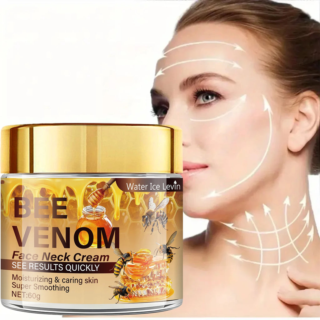 Bee Venom Facial Firming Cream, Contains Vitamin E, Moisturizes and Softens the Face, Brightens Skin Tone, Can Be Used on the Face and Neck