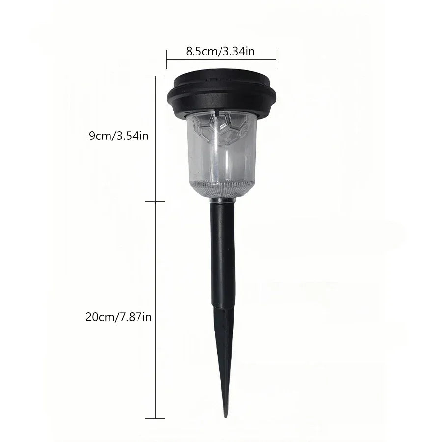 Solar Outdoor Lights New Garden Lamps Powered Waterproof Landscape Path for Yard Backyard Lawn Patio Decorative LED Lighting