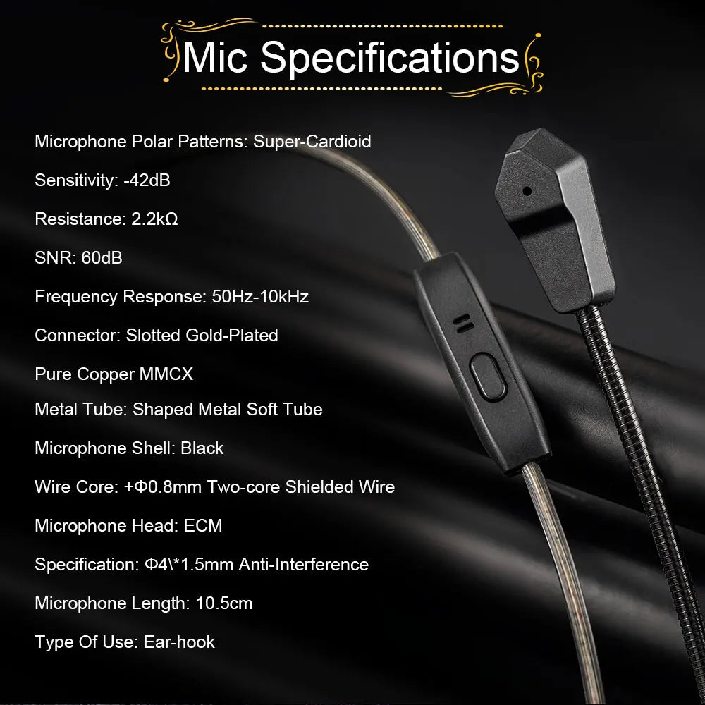 Kinera Celest Wyvern / Wyvern PRO / Wyvern Black 1DD In-Ear Earphone Dynamic Driver 0.78mm Wired HiFi Earbuds Gaming Mic