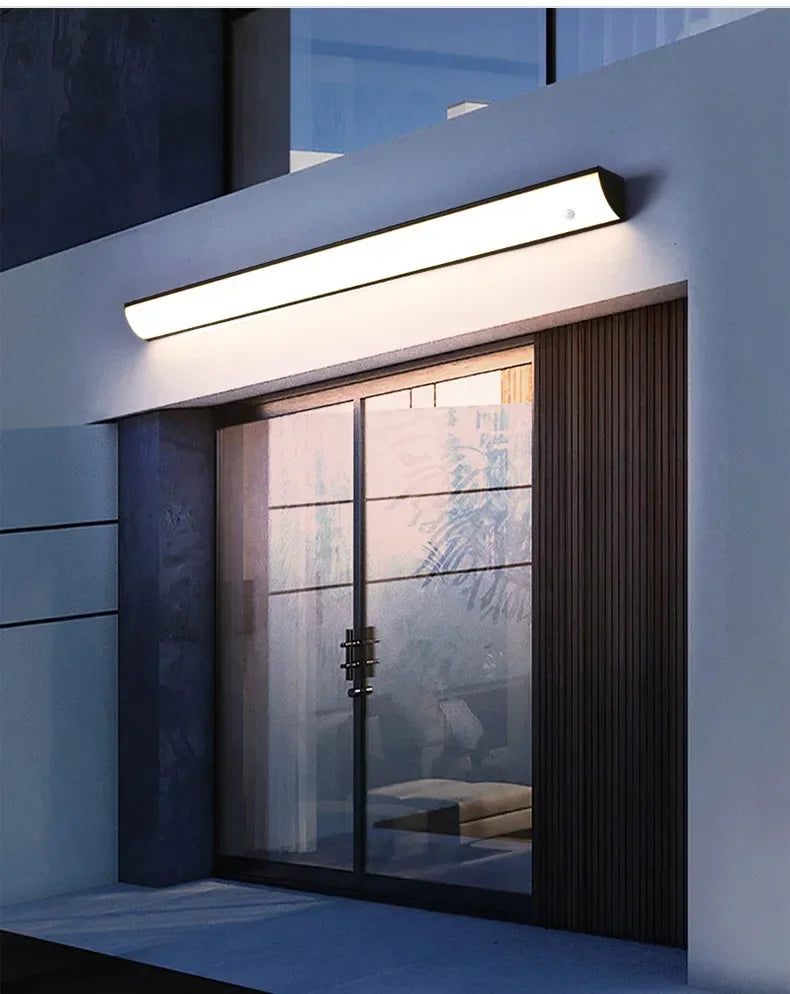 Long Strip Outdoor Balcony Room Decor Garden Terrace Led Lights Waterproof Wall Light Courtyard Door Light Porch Wall Lamp