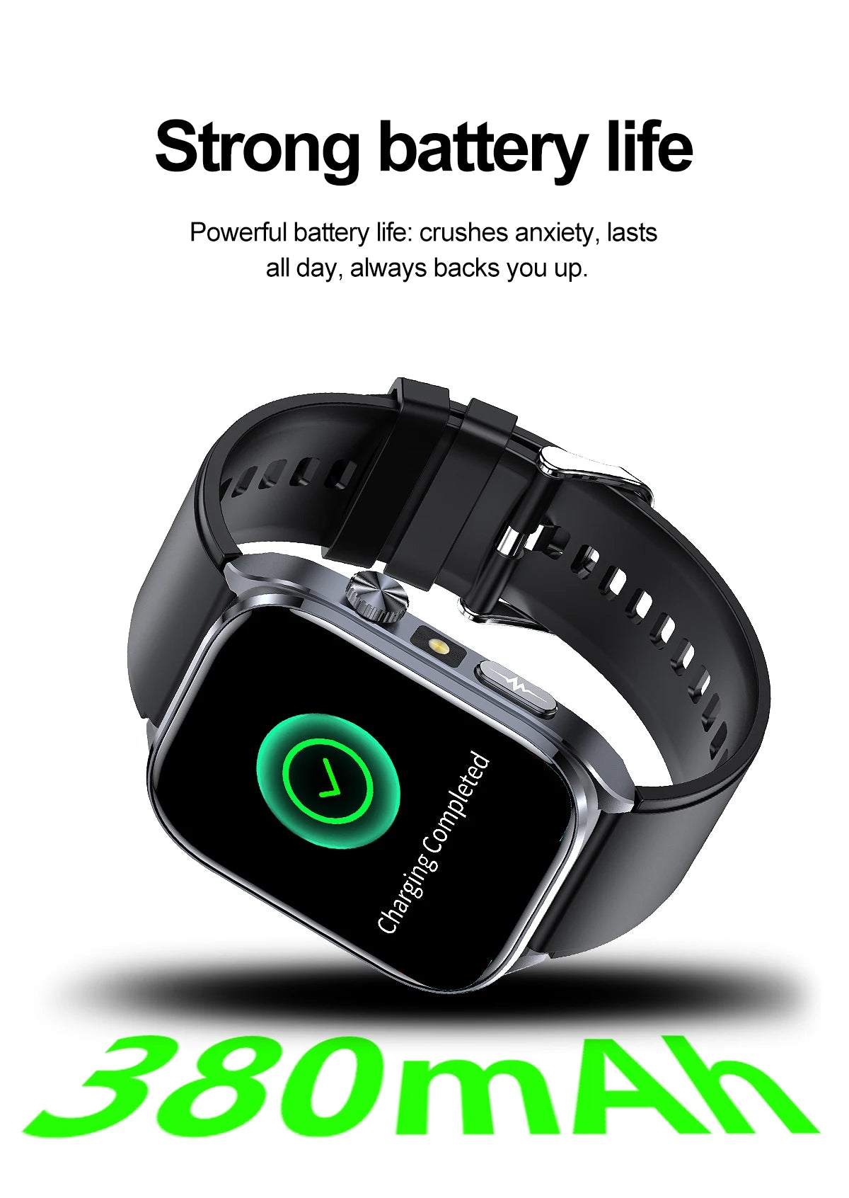 2026 New AI-Diagnosis Care Smartwatch Accurate ECG Uric Acid Lipids Blood Pressure Body Fat IP68 Waterproof Fitness Smartwatch