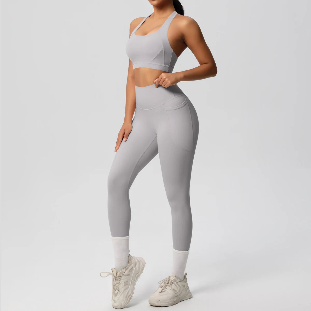 Yoga Suit Sports Set Womens Sportswear Sports Women's Yoga Bra Tummy Control Slimming Booty Leggings Women's Tracksuit