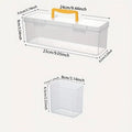 ✔Professional Tool Organizer Set,Transparent Parts Storage With Dividers-Portable Case For Kitchen Condiment Storage