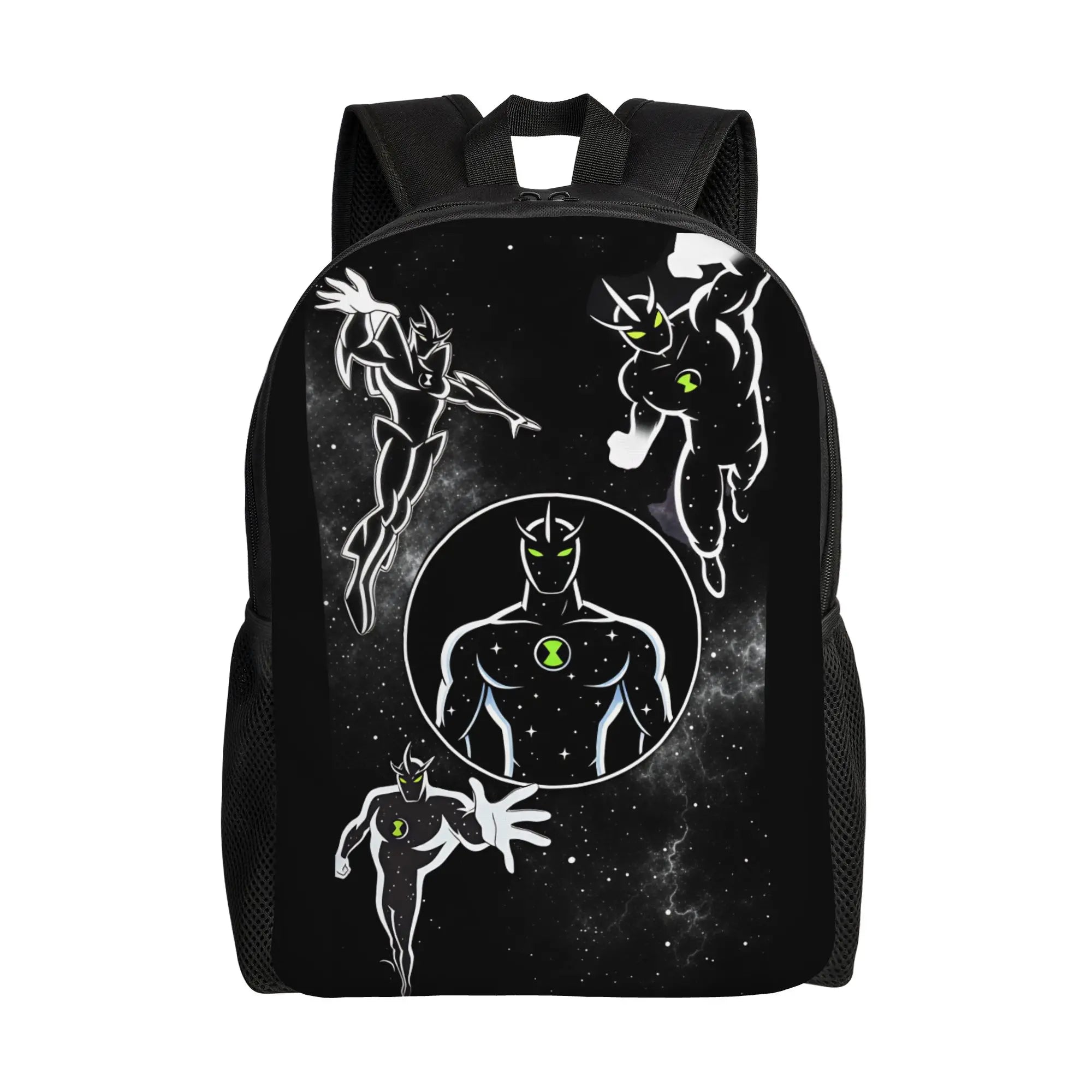Ben 10 Cartoon Animation Backpack Male  Pattern Backpacks Polyester Kawaii School Bags Daily Designer Rucksack