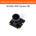 LuckFox Pico Camera SC3336 3MP Camera Module (B) High Sensitivity Low Light Performance Compatible LuckFox Pico Series Board