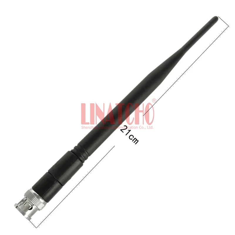 Black WIFI Router 2.4GHz 2400MHz Foldable Omni Directional BNC Male Connector Antenna