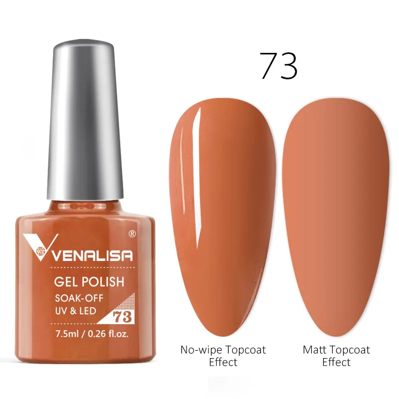 Venalisa TPO Free Earth Brown Autumn Color Collection Nail Gel Polish Soak Off UV LED Gel Varnish Gorgeous Gel Nail Manicure