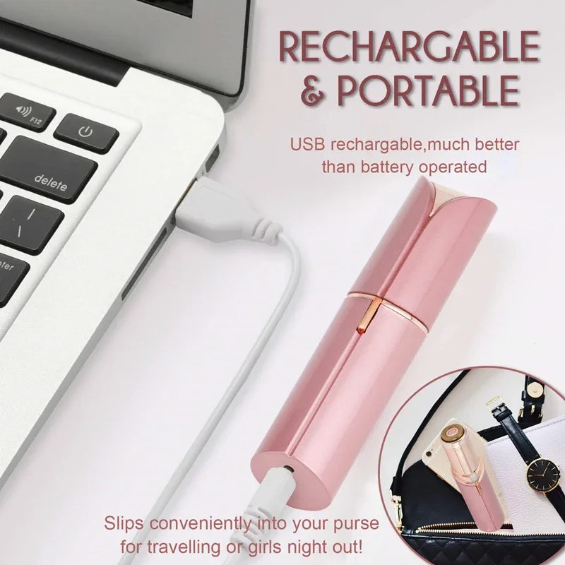 USB Epilator Face Hair Removal Painless Facial Shaver Electric Trimmer Hair Remover Bikini Depilator Shaving Machine for Women