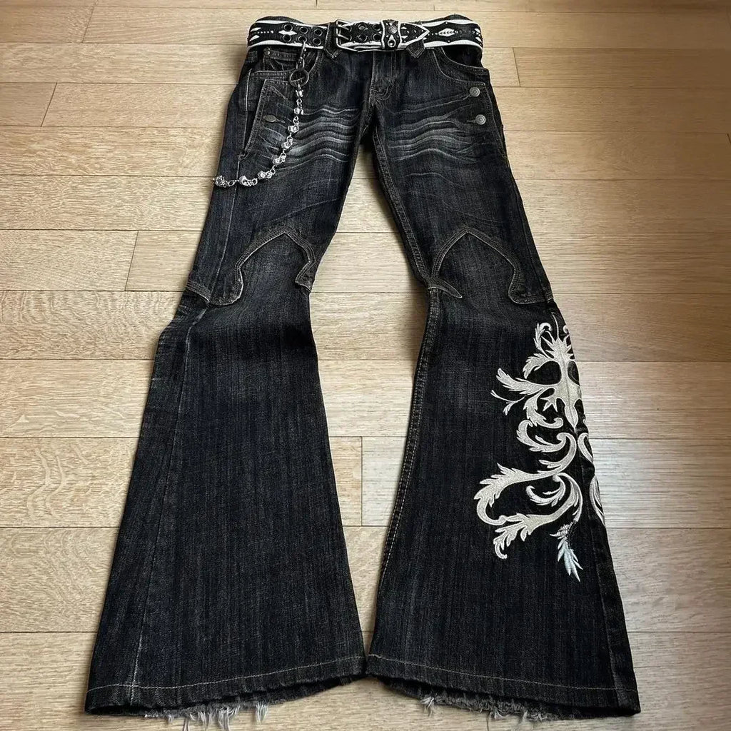 Hip Hop Complex Heavy Industry Workwear Jean Casual Denim Pants High Waist Straight Wide Leg Jeans Harajuku Y2k Men Women Jeans