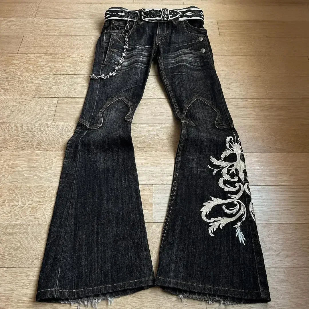 Hip Hop Complex Heavy Industry Workwear Jean Casual Denim Pants High Waist Straight Wide Leg Jeans Harajuku Y2k Men Women Jeans