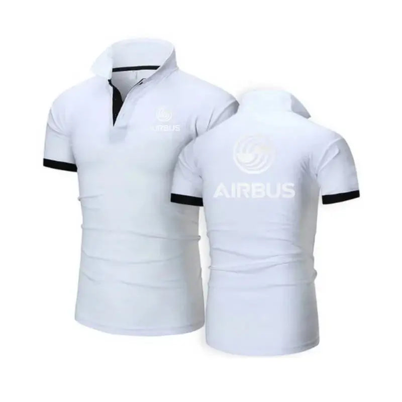 Polo Shirt AIRBUS AVIATION Flight Lapel TShirts Airbusfan A320 Man POLOS Tee Spring Summer Mesh Cotton Short Sleeve Mens Tops