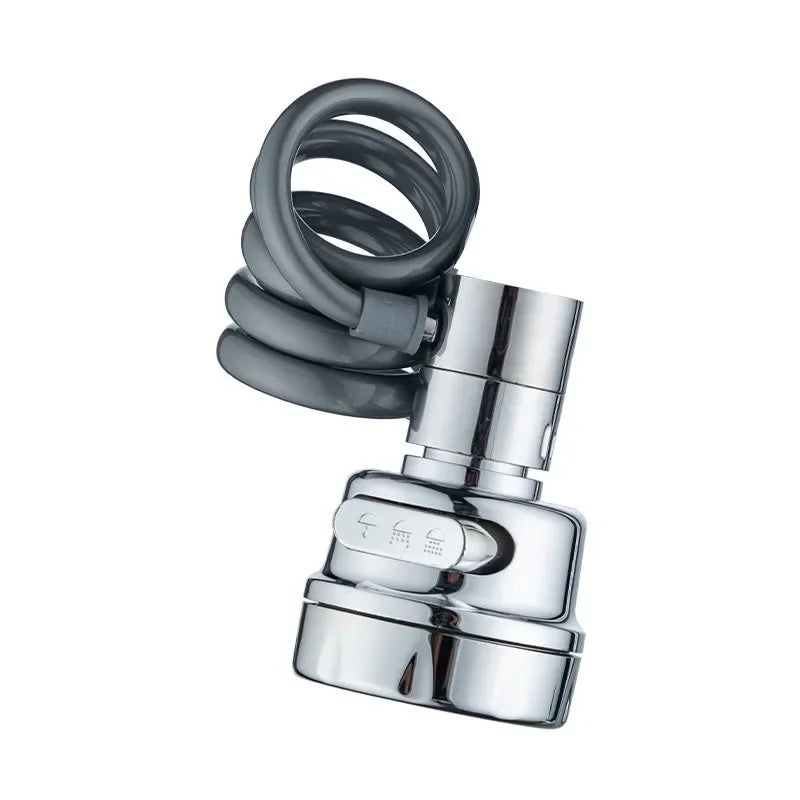 New  Universal Kitchen Gadgets Accessories 3 Modes Sink Faucet 360 Degree Rotation Filter Extension Tube Shower Water Saving Ta