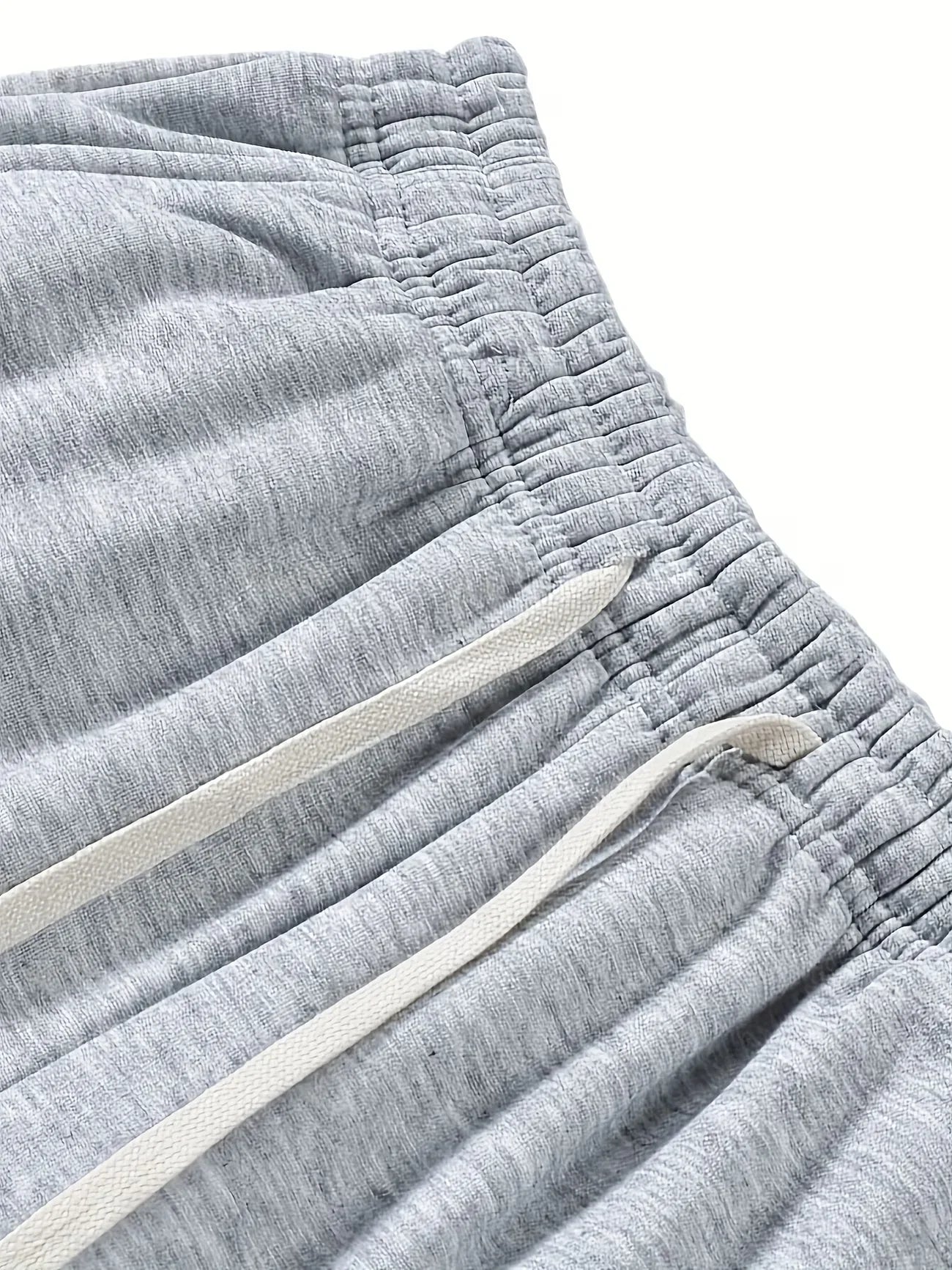 Comfortable Fitness Mens Summer Casual Shorts Drawstring Athletic Shorts Loose Women Cotton Sweatpants Sports Jogging Beach Pant