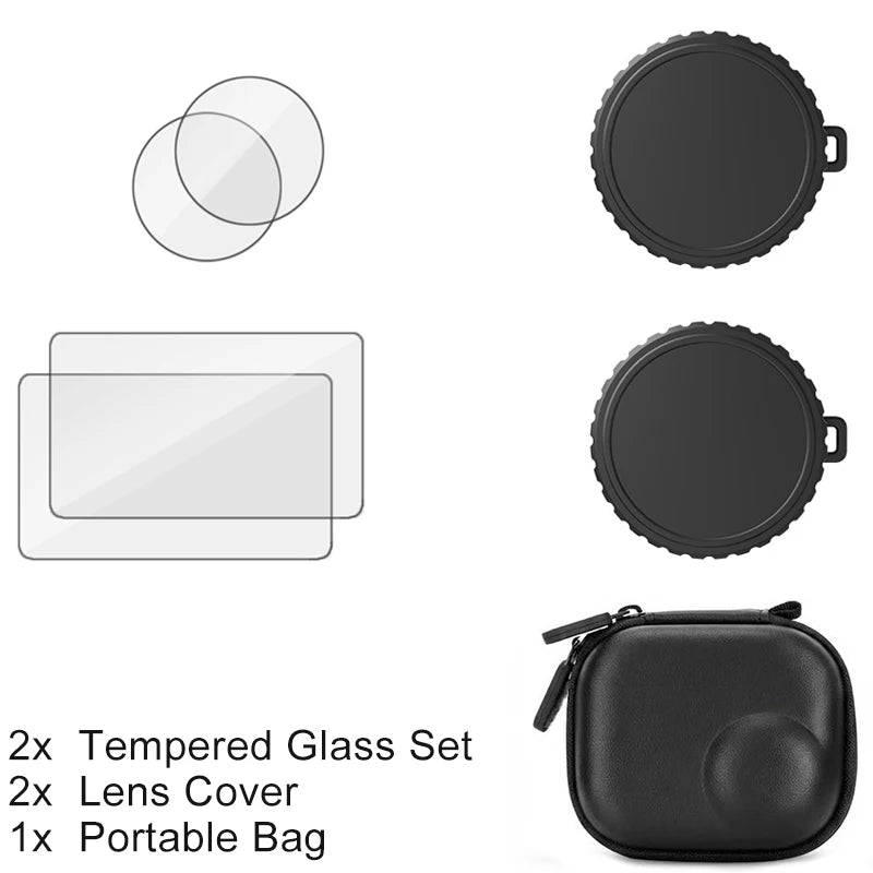 Case for DJI Osmo Nano Screen Protector Tempered Glass Film Lens Cover Cap Bag for DJI Nano Accessories