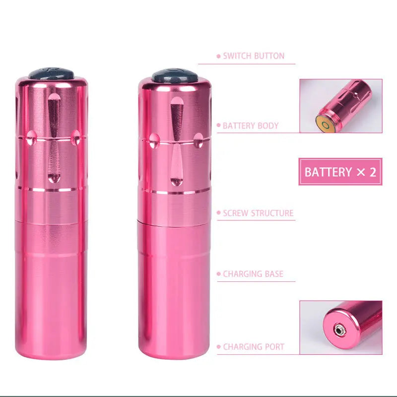 Professional Makeup Tattoo Kit Eyebrow Tattooing, Beauty Contact, Line Tattooing Machine with Dual Batteries for Beginners