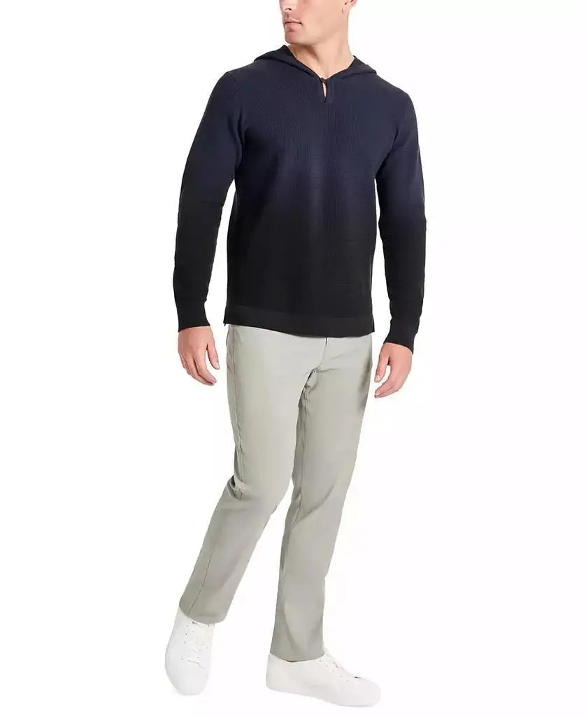 Men's 4-Way Stretch Die-Dyed Hooded Sweater | Kenneth Cole | Model OUT-4332332