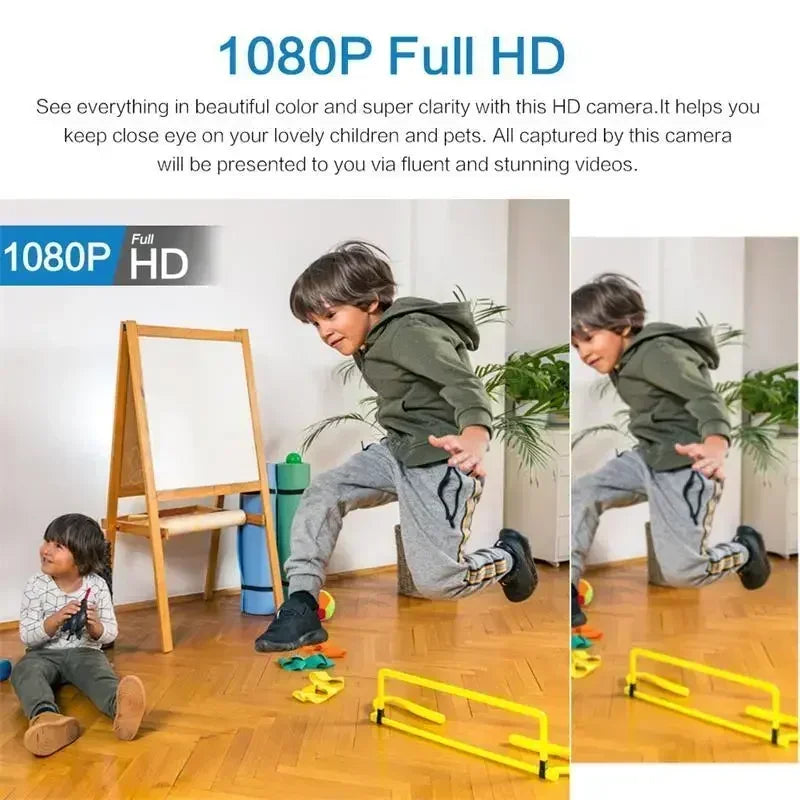 Night Vision Motion Detect Camcorder Mini 4K Camera Wireless Surveillance Security Video Cam Monitor Smart Safe Home No Memory C