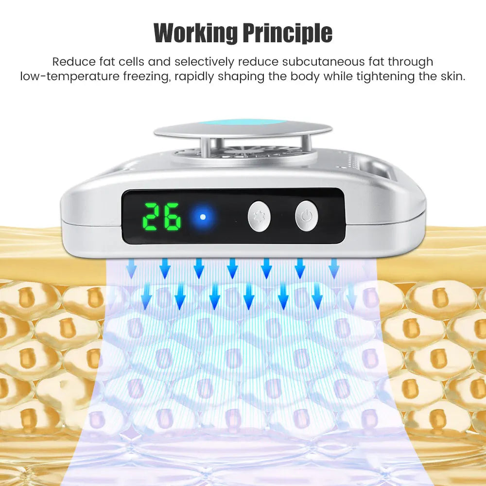 Fat Freezing Machine Fat Freeze Body Slimming Weight Loss Lipo Anti Cellulite Dissolve Fat Cold Therapy Massager Dropshipping