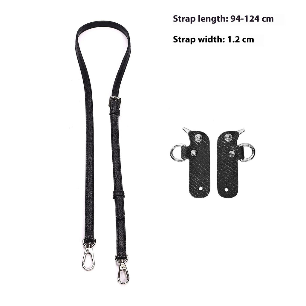 Leather Bag Shoulder Strap Replacement Crossbody Adjustable Conversion Kit Fit for Longchamp Mini Pouch