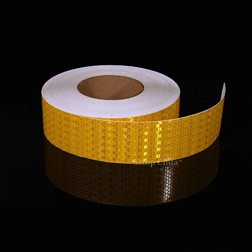 2inch Bicycle Safety Warning Conspicuity White Reflective Tape Reflective Strip Bike Stickers Adhesive Reflectors For Things 10M