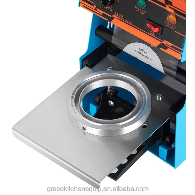 Customizable Automatic Cup Sealer Machine for Milk /Coffee Shops Heat Sealing Equipment for Bottle & Foil Packaging