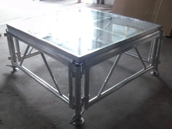 Pool Stage Height Adjustment Outdoor Performance Aluminum Alloy
