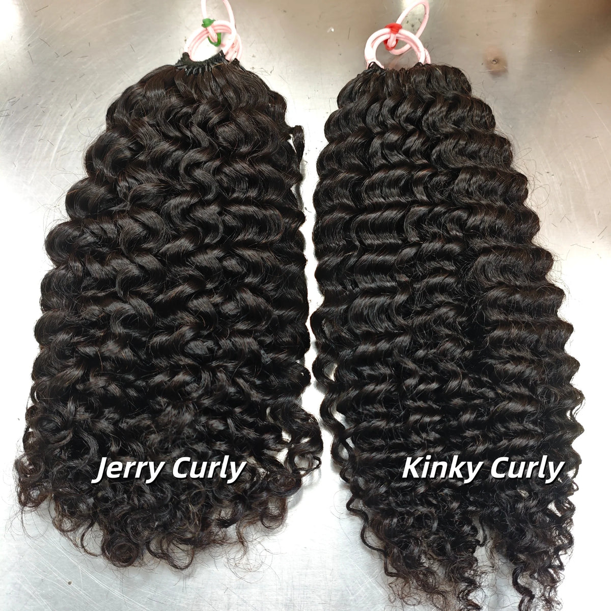 Pre-Separated Feather Crochet Human Hair Bundles Jerry Kinky Curly Deep Wave Hair Miracle Knots Braiding hair for Women