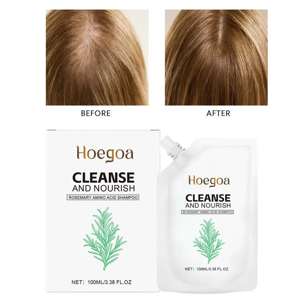 Nourishing Pepairing Rosemary Shampoo Damage Hair Deep Cleansing Scalp Oil Control Growth Strengthening Root Volumizing Shampoo