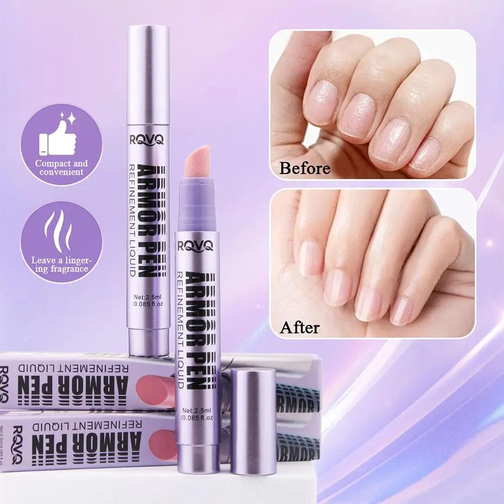 Nail Polish Pen,Cuticle Care Treatment Pen,Polishes And Smooths Cuticles,Pen Refinement Liquid Nail Art Pen Manicure Care Tools
