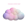 Cloud Gradient Gaming Keyboard Pad Wrist Pad Cloud Wrist Pad Mouse Pad Ergonomic Laika Foam Memory Non-Slip Support Office