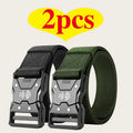 2-Piece Set, Men's Outdoor Sports Quick-Release Multi-Functional Symmetrical Buckle Multi-Functional Farm Work Gardening Belt