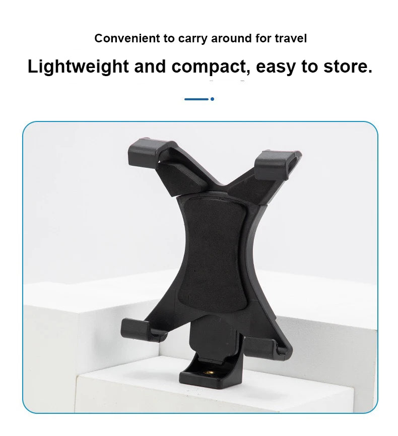 Universal Tablet Tripod Mount Clamp with 1/4"Thread Adapter For Ipad 2/3/4/Air/air2/Mini For Galaxy Tablet Phone Bracket Holder