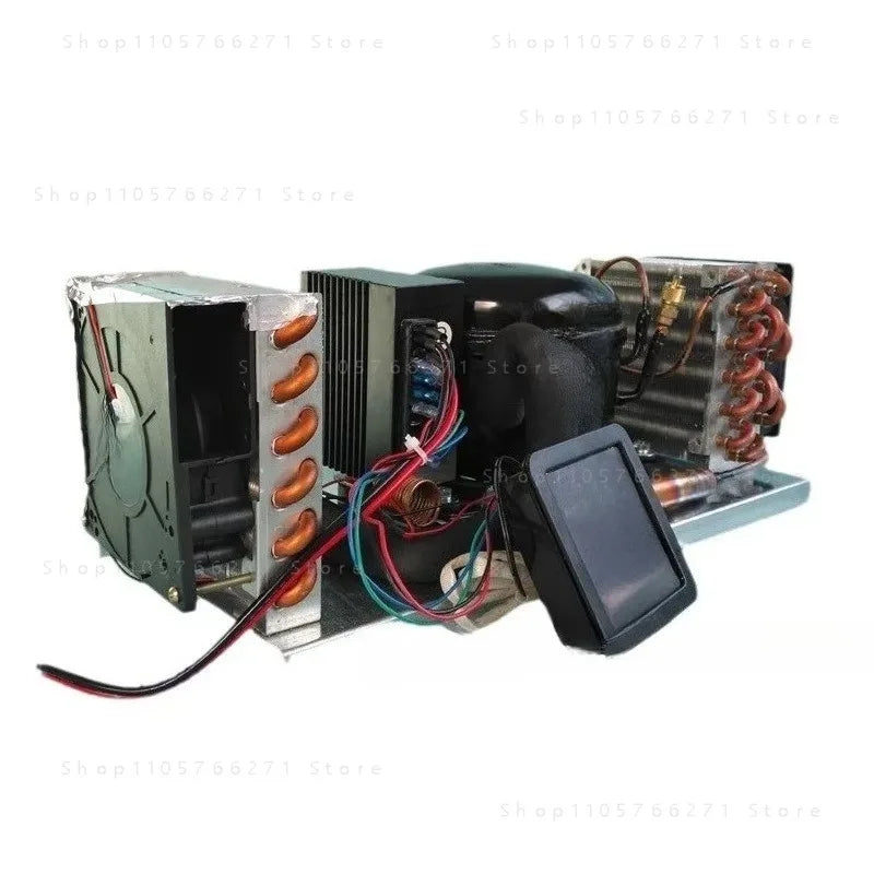 Mini cold air integrated unit unit 12v24v boot refrigeration miniature air conditioner assembly with temperature control