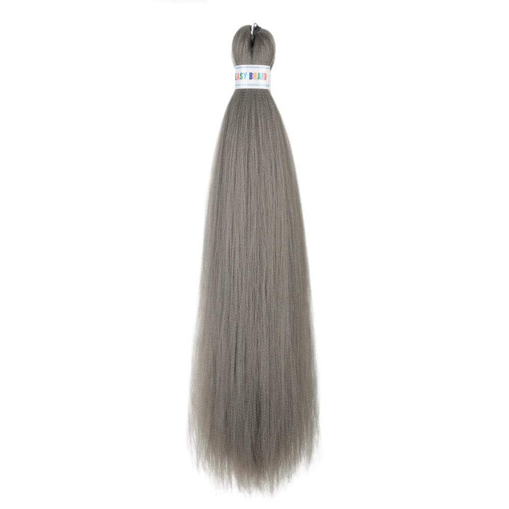 Ombre Kanekalon Braiding Hair Extensions Pre Stretched 26 Inch Synthetic Hair for Afro Jumbo Box Braids Natural Looking