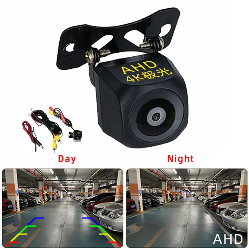 NEW AHD Car Rear View Camera 12V Night Vision Backup Parking Reverse Camera Waterproof HD Color Image Video Vehicle Camera