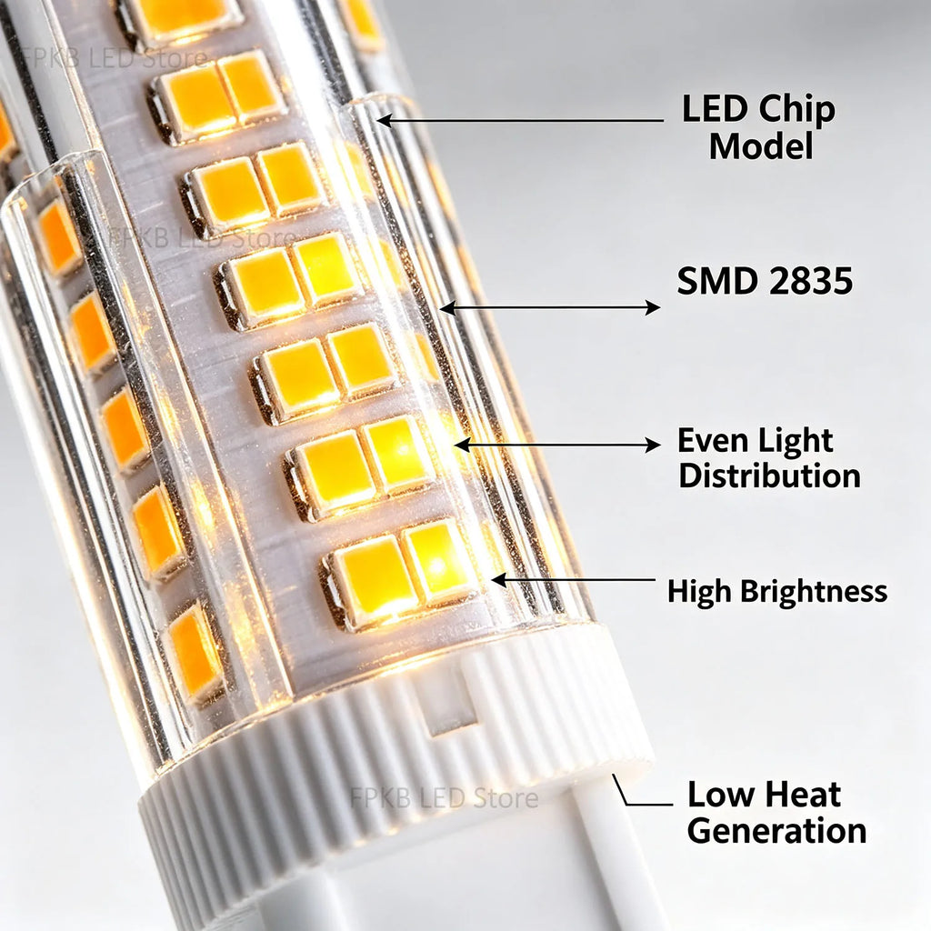 G9 LED Lamp 7W 9W 12W 15W 18W AC 220V Led Bulb SMD 2835 G9 Light Replace 30/40W Halogen Lamp Light for Home Useful Corn Light