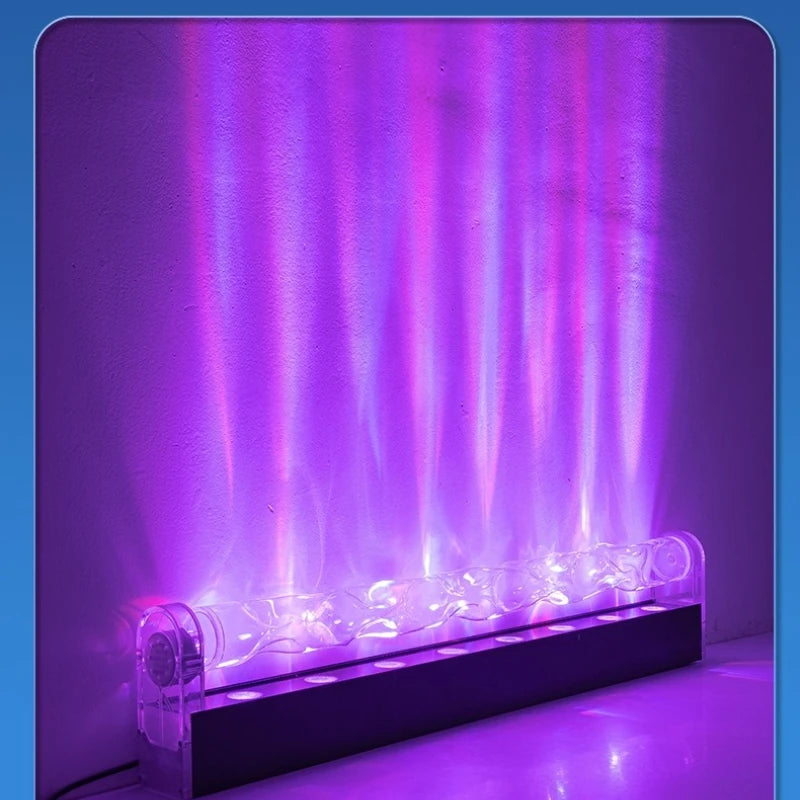 Water ripple wal washer background light bar restaurant KTV living room decoration atmosphere light