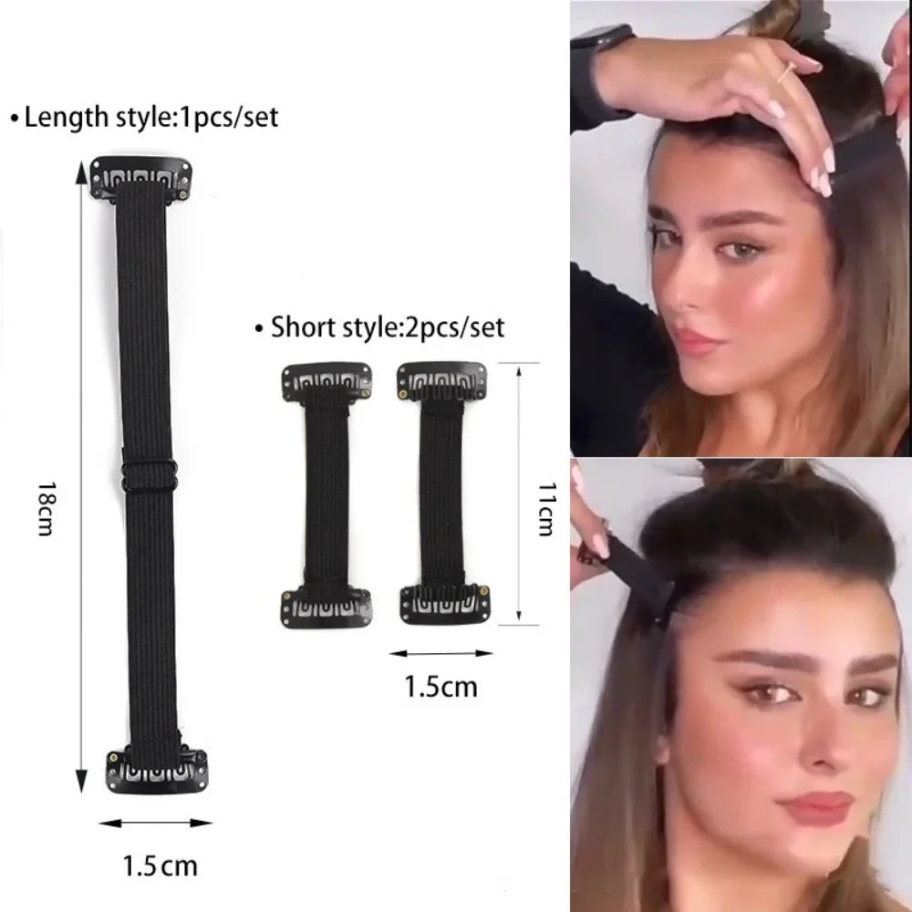 Portable Facelift Bands Adjustable Invisible Eyebrows and Eyes lift Reusable women Elastic Stretching Strap Hairpin Hair Holder