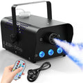 Yiflamefly 500W RGB LED Smoke Fog Machine Fogger Stage Lighting Effect with Remote Control for Wedding DJ Show Concert Bar Party