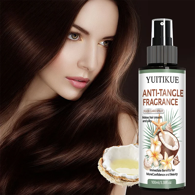 YUITIKUE Anti-Tangle Fragrance Hair Care Spray | For Smooth & Silky Hair | Immediate Frizz Control & Gentle Daily Styling 100ml