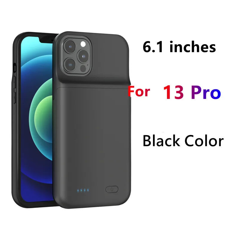 For iphone 14 Pro Max Battery Case For iphone 12 11 Pro Max Smart Power Bank Charger Cover for iPhone XS Max XR 7 8 Plus SE2 SE3