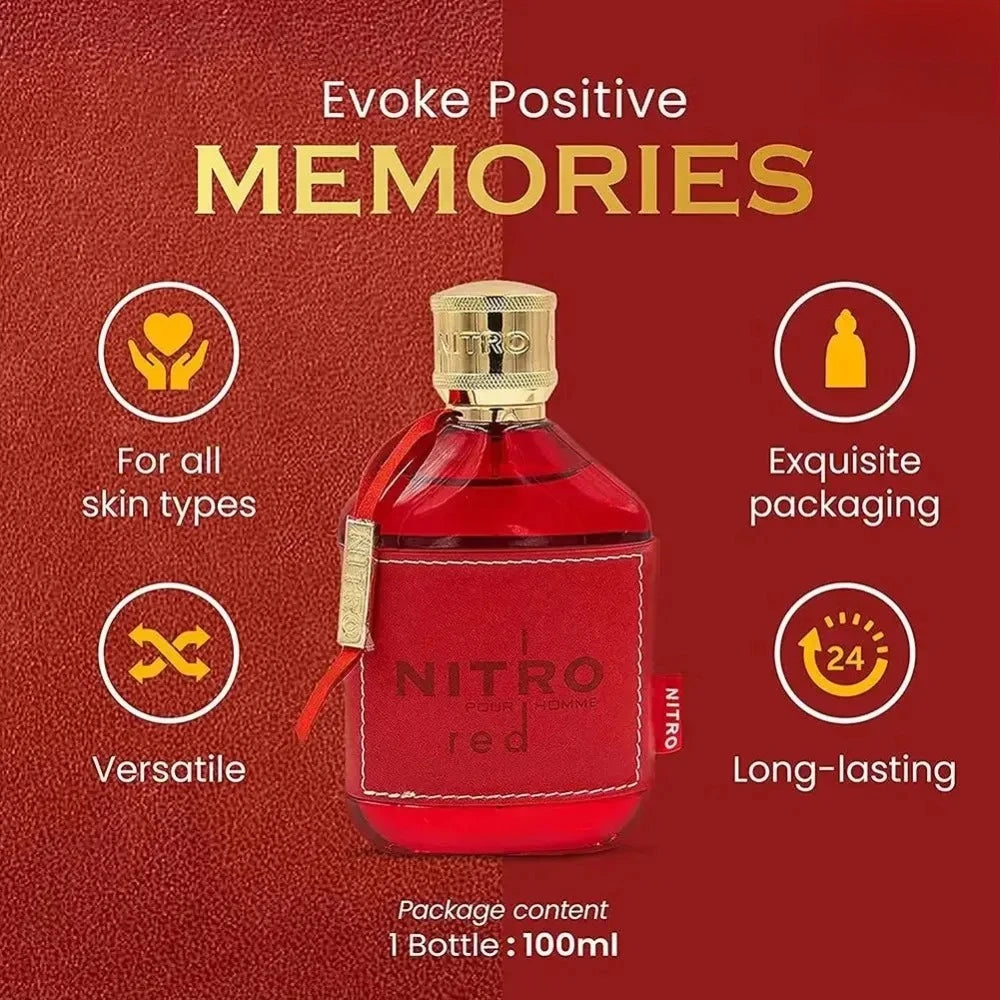 Men's Eau de Parfum, Oriental Woody Spicy Fragrance Spray, Long Lasting Scent for Daily Wear & Dating
